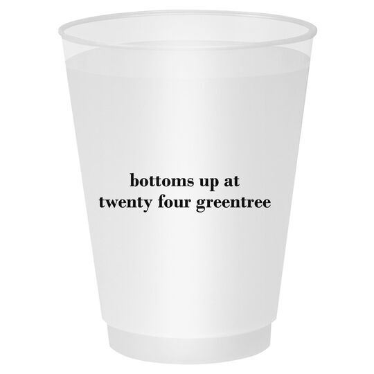Your Statement Shatterproof Cups